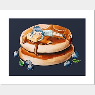 Cute pancakes Posters and Art